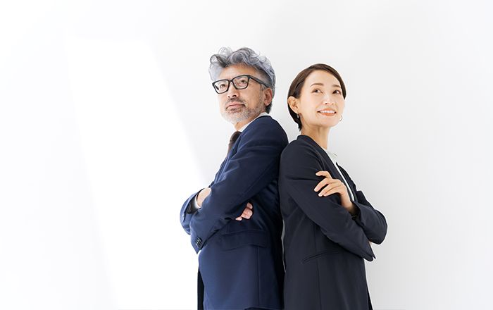 ２人の経営者イメージ