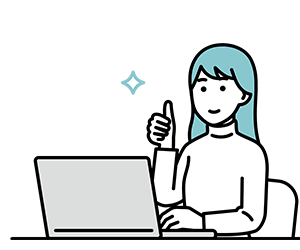 PCを使う女性のイメージ