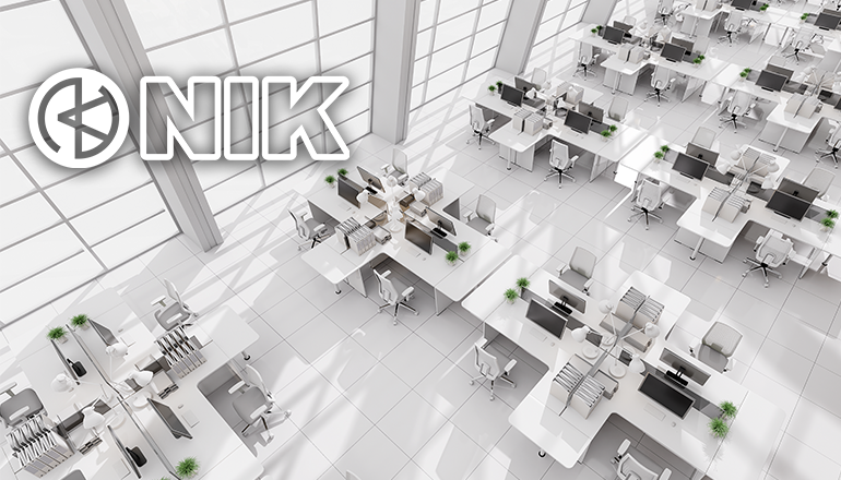 「NIK」オフィスのデスク